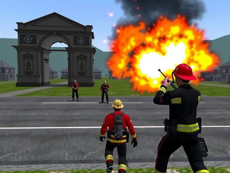 Tactical Fire Fighters Gameplay Screenshot